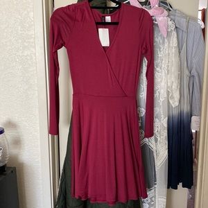 H&M faux wrap dress